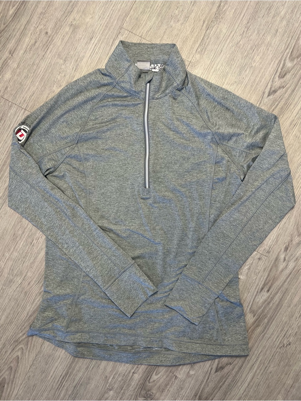 Puma Gray Half-Zip Athletic Pullover
